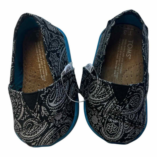 TOMS (B) Black Infant Shoe Size 3 (Infant) Girl's Casual Shoes