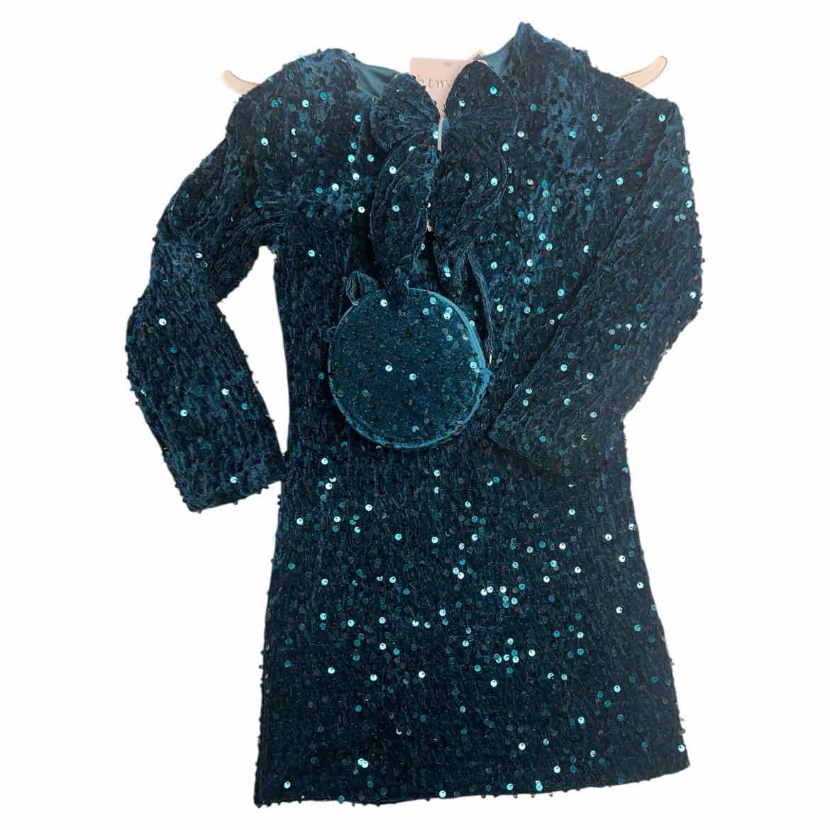 Btween (C) Teal Youth Size 7 Girl's PartyDress