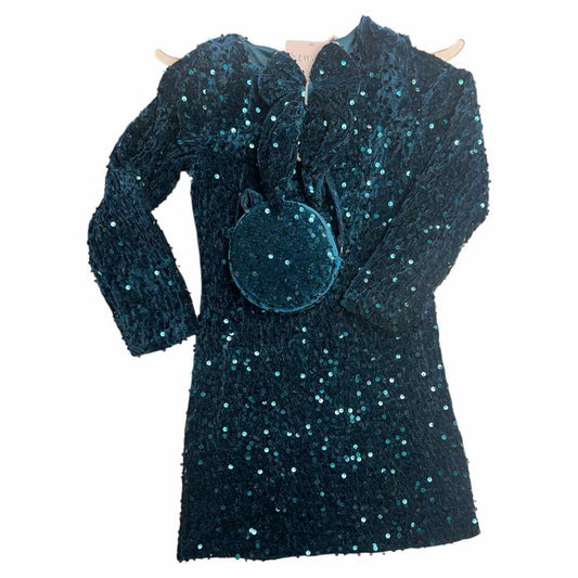 Btween (C) Teal Youth Size 7 Girl's PartyDress