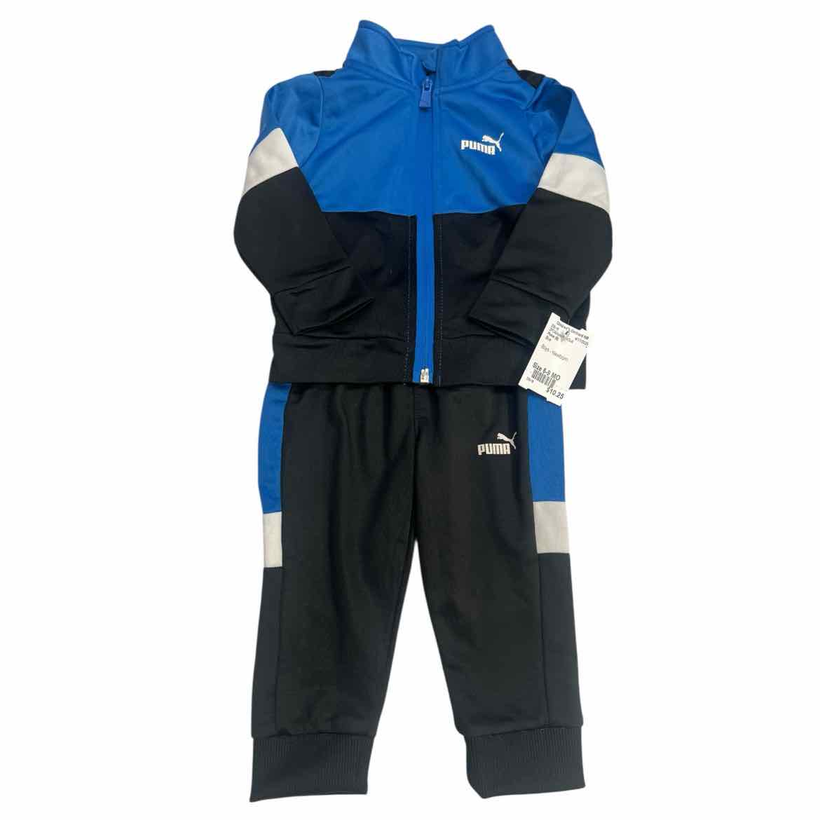 Puma (B) Blue Newborn Size 6-9 MO 2PCAthleticPantSuit