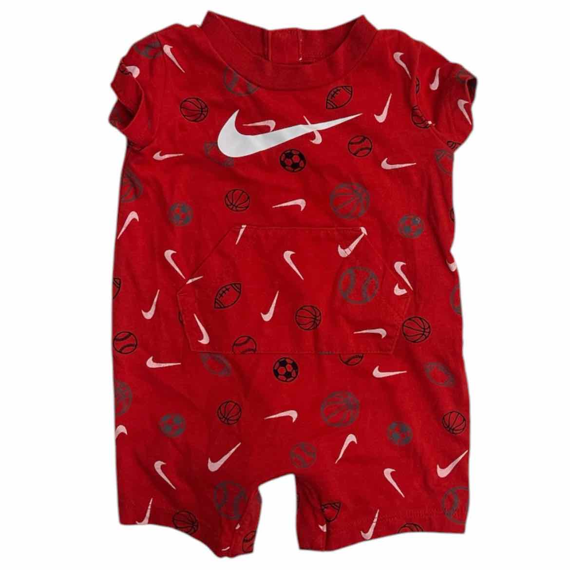 Nike (B) Red Infant Size 3 MO Boy's CasualRomper