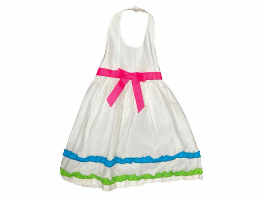Blueberi Blvd. (C) White Toddler Size 3T Girl's CasualDress