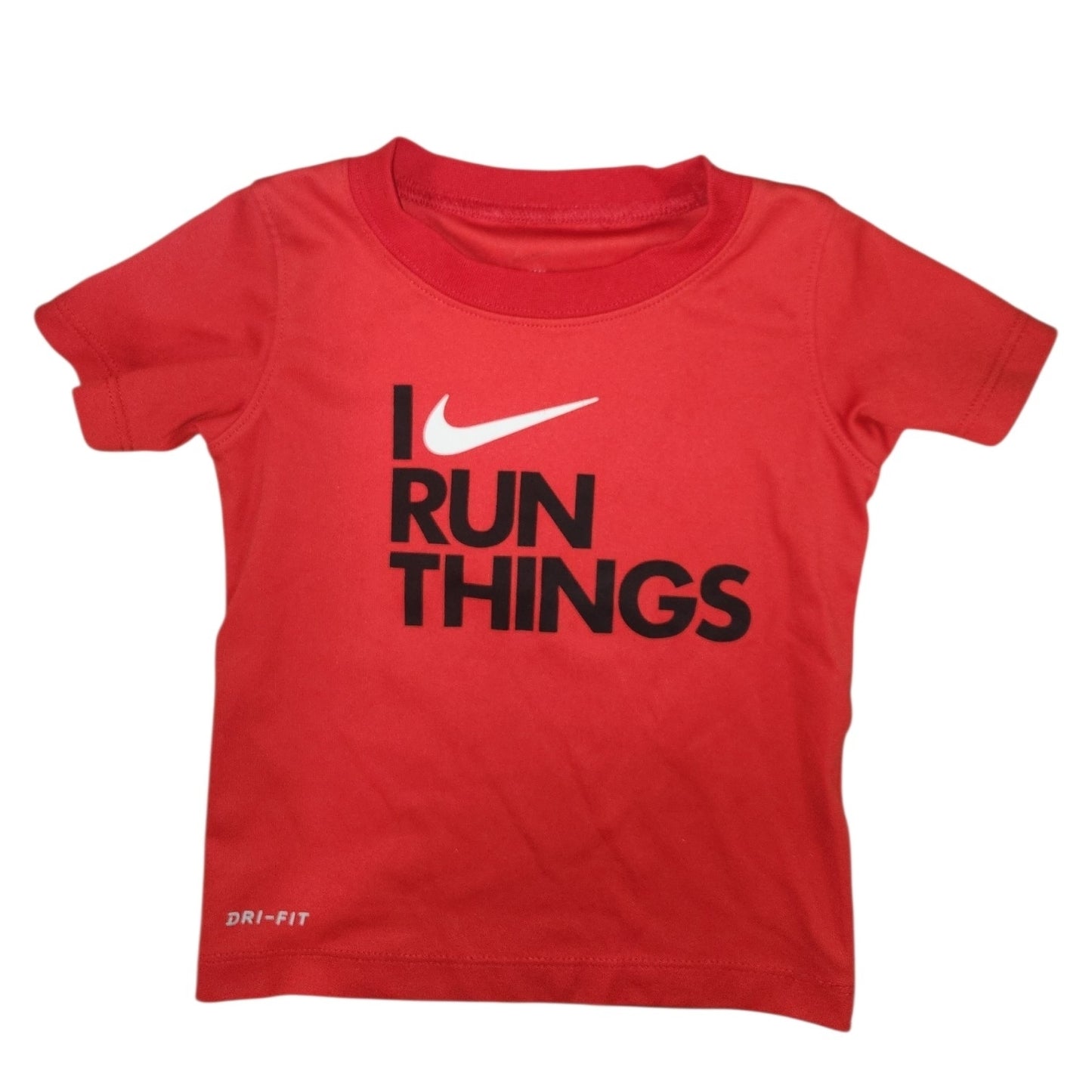 Nike (B) Red Infant Size 24 MO Boy's AthleticTopSS