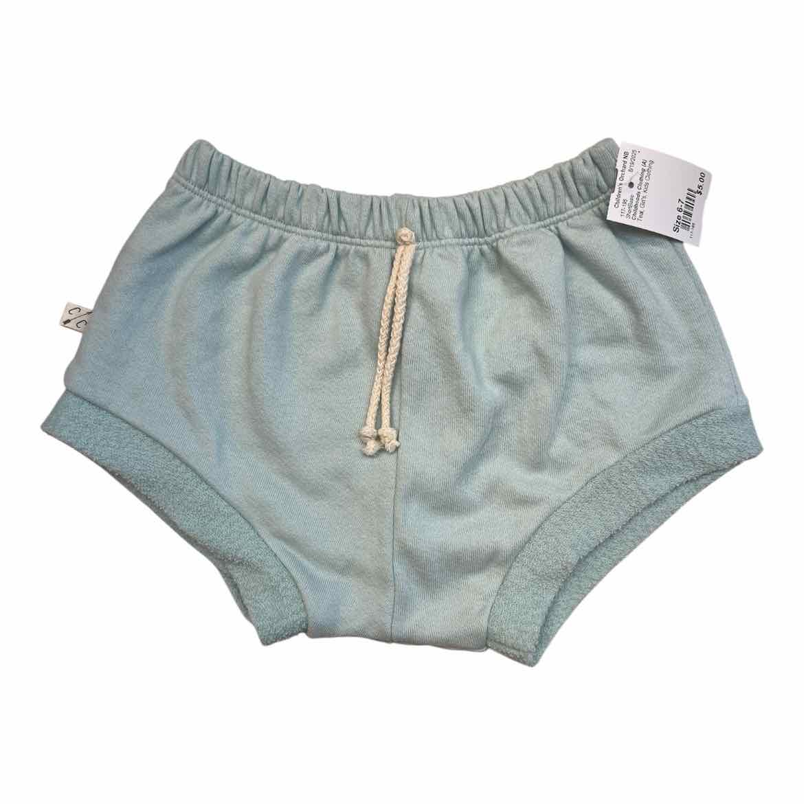 Childhoods Clothing (A) Teal Youth Size 6-7 Girl's ShortBasic