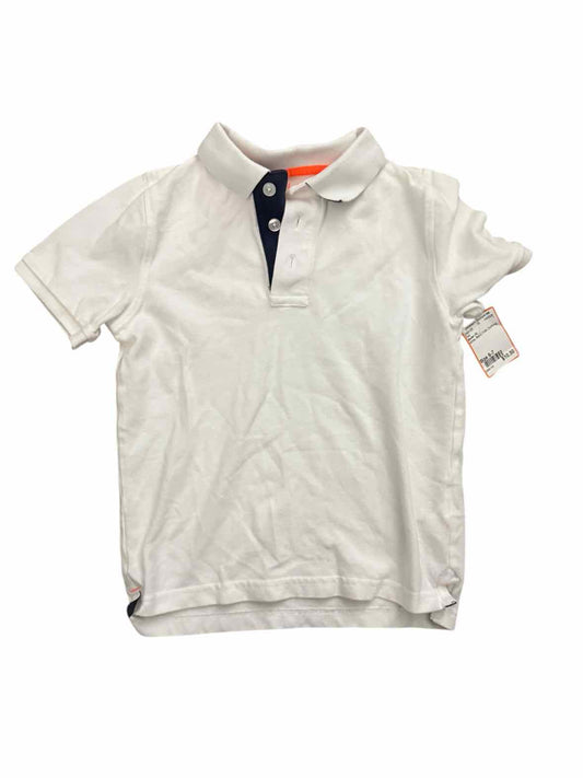 Boden (A) White Youth Size 6-7 Boy's Polo