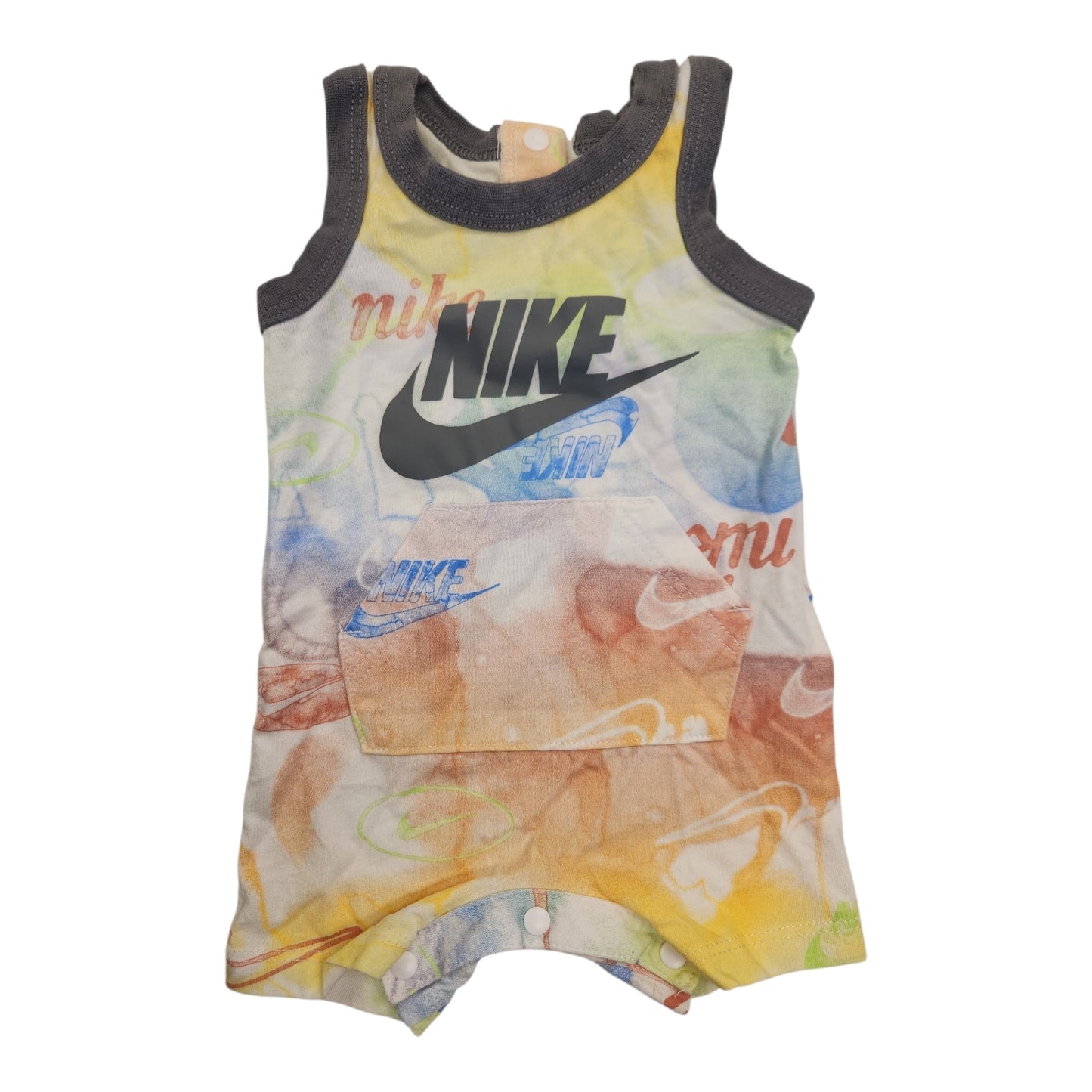 Nike (B) Multi-Color Infant Size NB Boy's CasualRomper