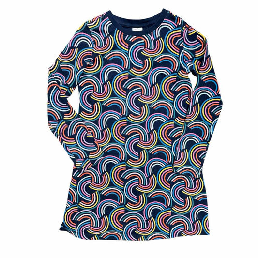 Hanna Andersson (A) Navy Print Youth Size 10 Girl's CasualDress