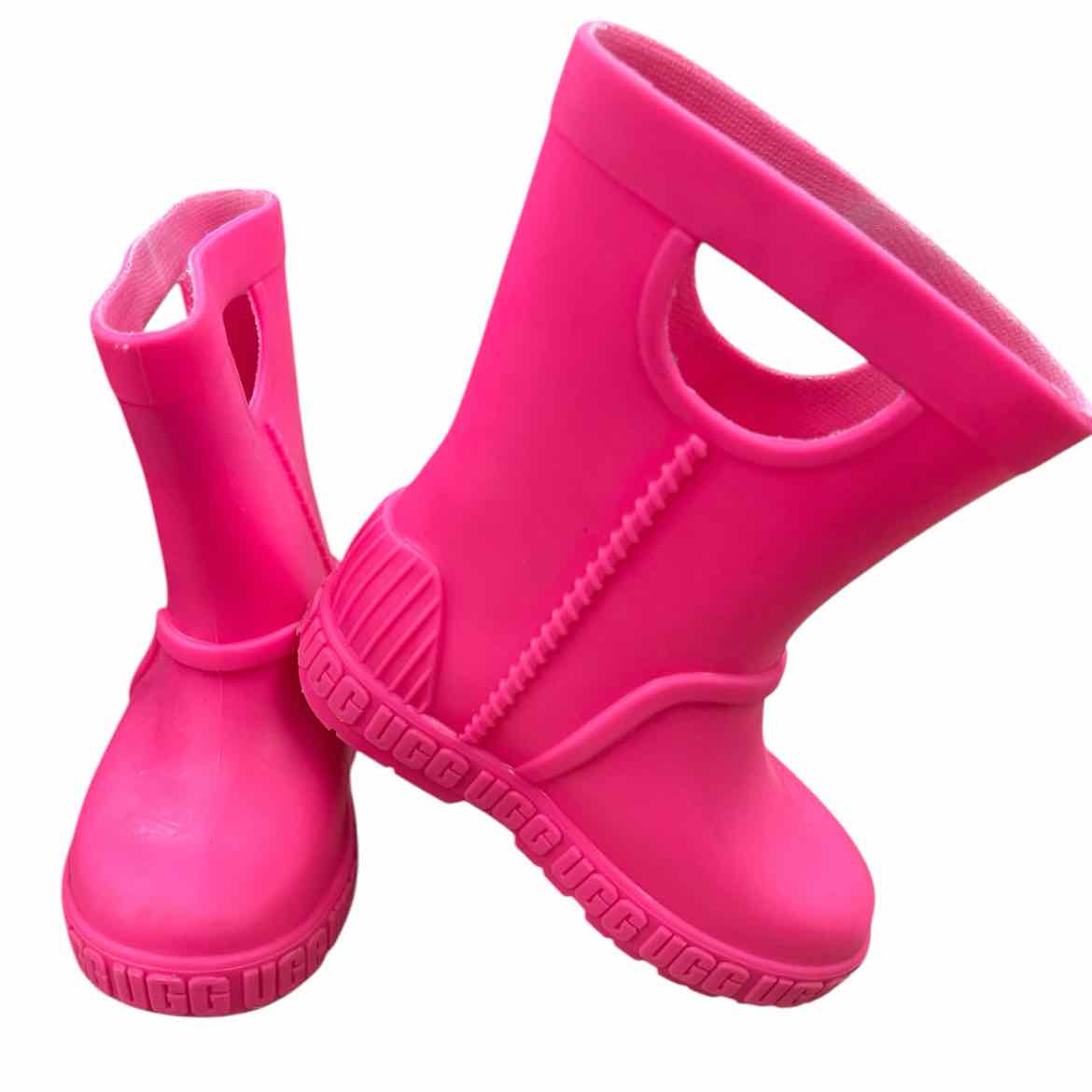 Ugg (AA) Hot Pink Toddler Shoe Size 6 (Toddler) Girl's RainBoots