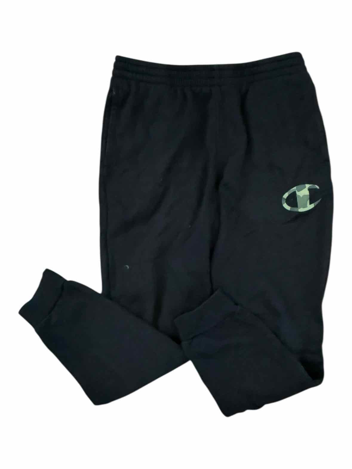 Champion (C) Black Youth Size 14-16 Sweatpant