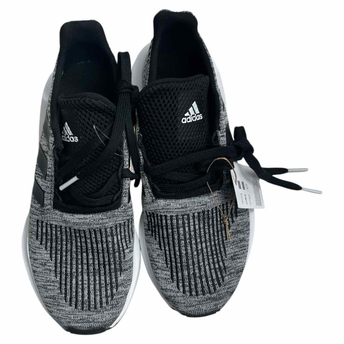 Adidas (B) Grey Youth Shoe Size 4 (Youth) Boy's Athletic Shoes