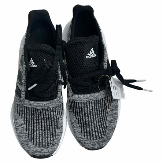 Adidas (B) Grey Youth Shoe Size 4 (Youth) Boy's Athletic Shoes