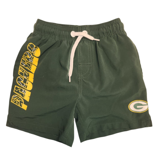 NFL (B) Green Toddler Size 3T Boy's SwimTrunks