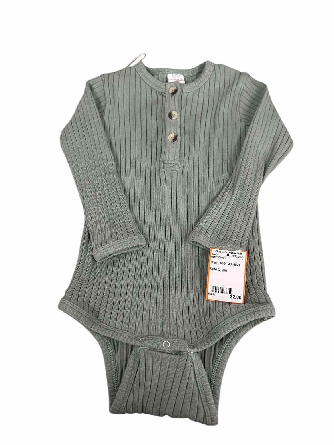 Green 18-24 MO Boy's Better Onesie