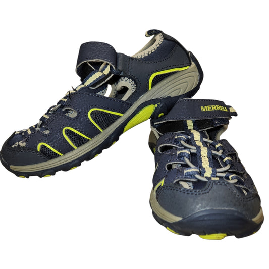 Merrell (A) Navy Youth Shoe Size 13 (Youth) Boy's SandalsBetter