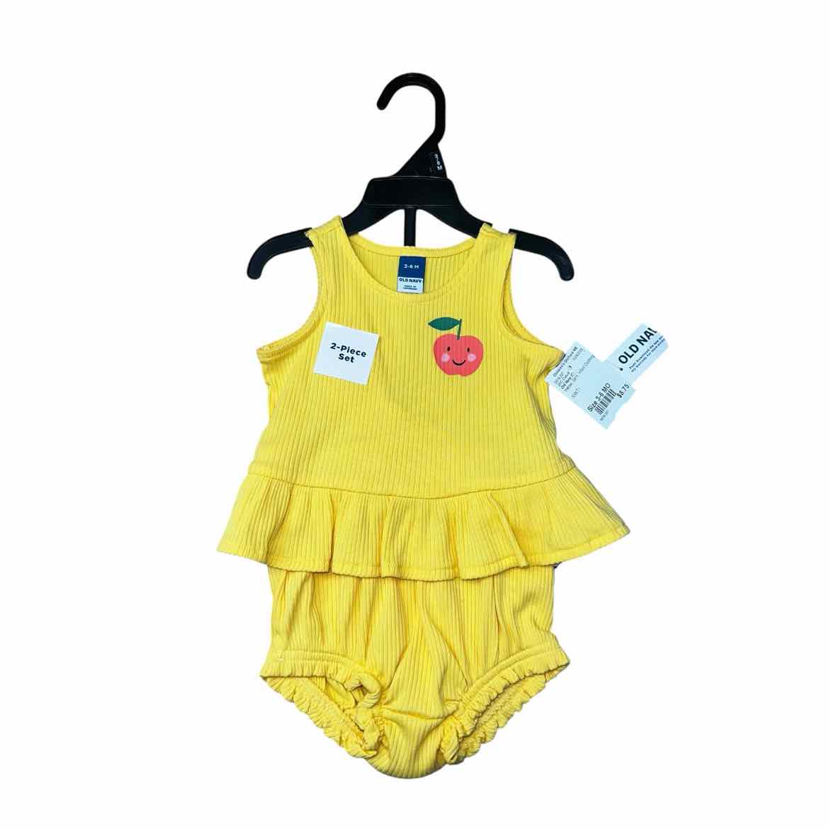 Old Navy (C) Yellow Infant Size 3-6 MO Girl's 2PC Casual