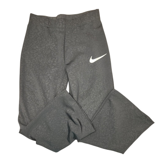 Nike (B) Grey Youth Size 6 Girl's AthleticLeggings
