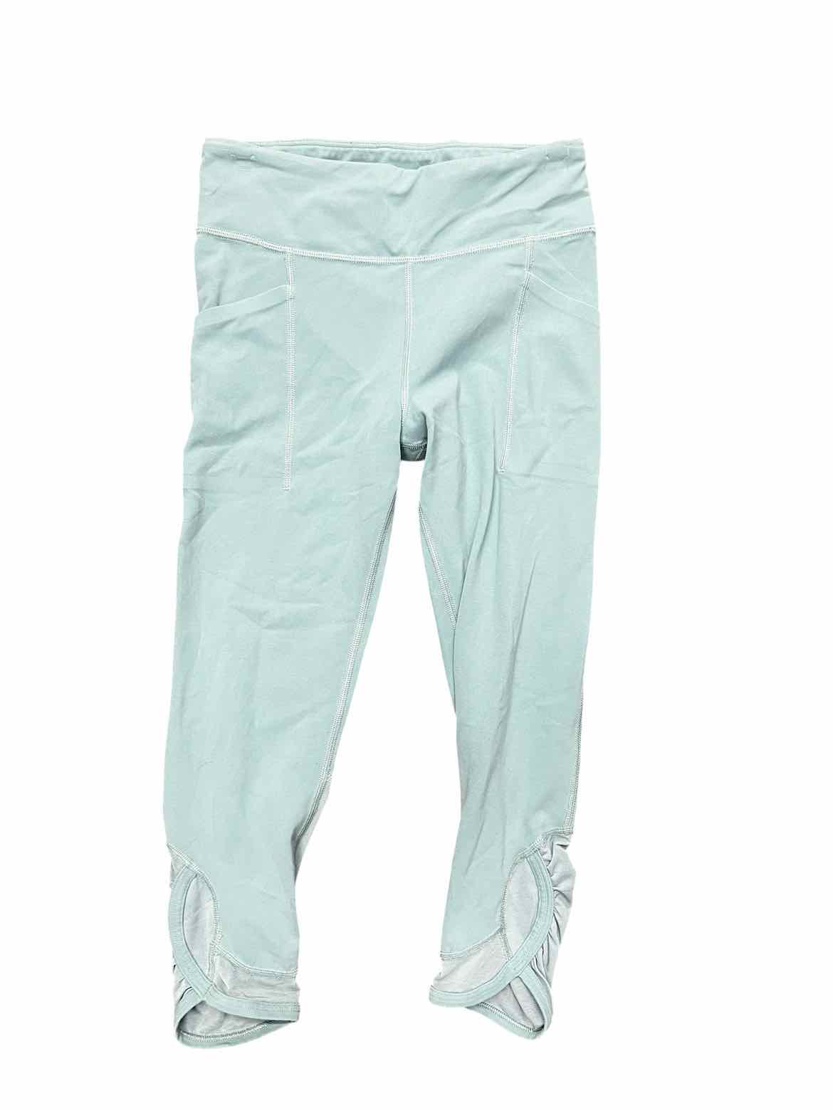 Athleta Girl (B) Green Youth Size 12 AthleticCapris