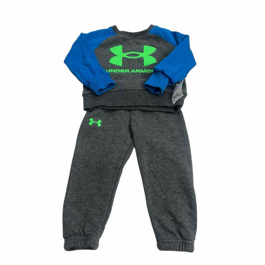 Under Armour (B) Grey Infant Size 12 MO 2PC Casual