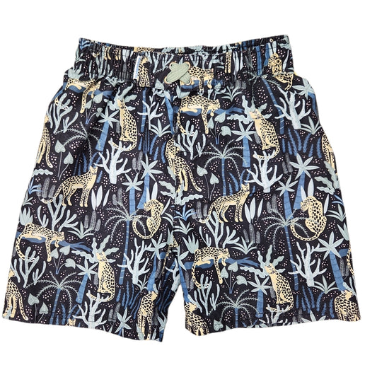 Ruffle Butts and Rugg (B) Black Youth Size 6 Boy's SwimTrunks
