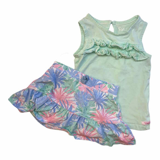Ruffle Butts and Rugg (B) Mint Toddler Size 3T Girl's 2PCCasual