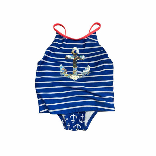 Cat and Jack (D) Blue Youth Size 7-8 Girl's 2PCSwimwear